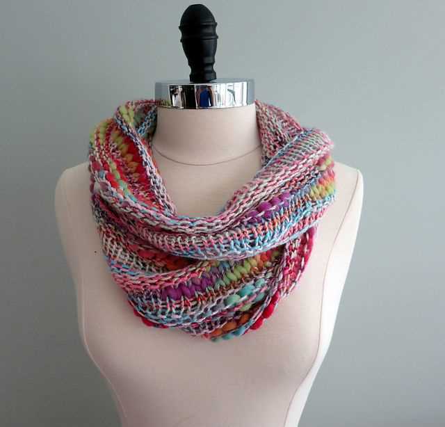 Challah infinity scarf knit pattern free