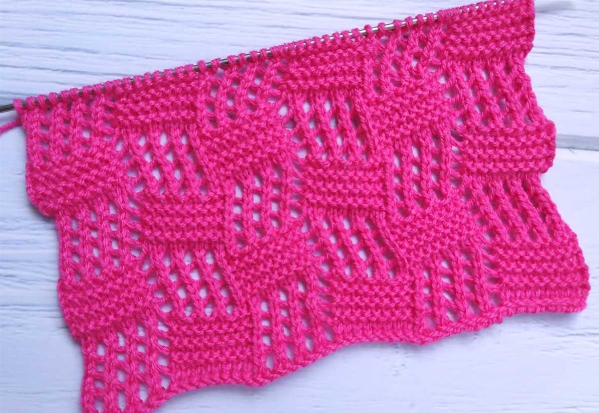 Checker stitch knitting pattern