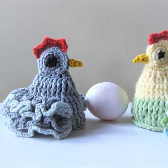 Chicken egg cosy knitting pattern