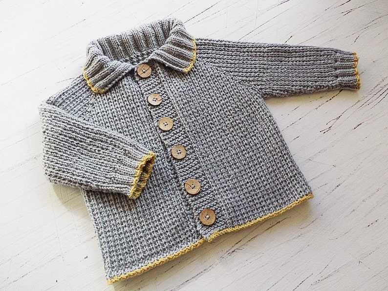 Child's top down cardigan knitting pattern