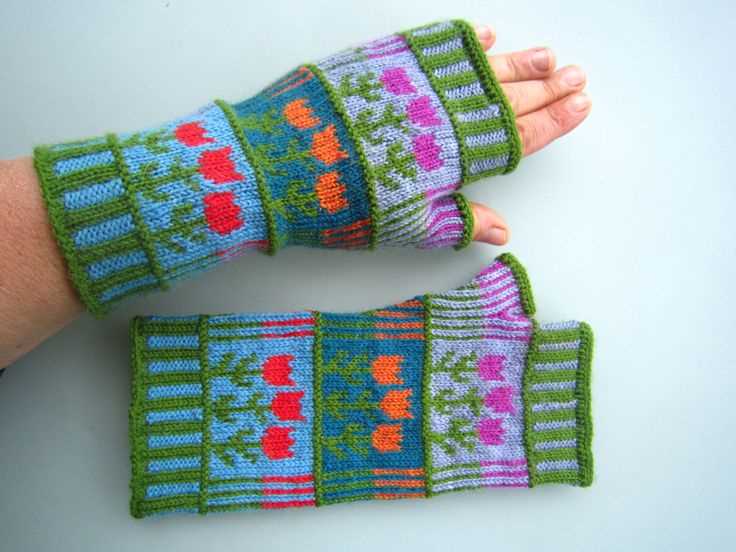 Children's knitted gloves free pattern