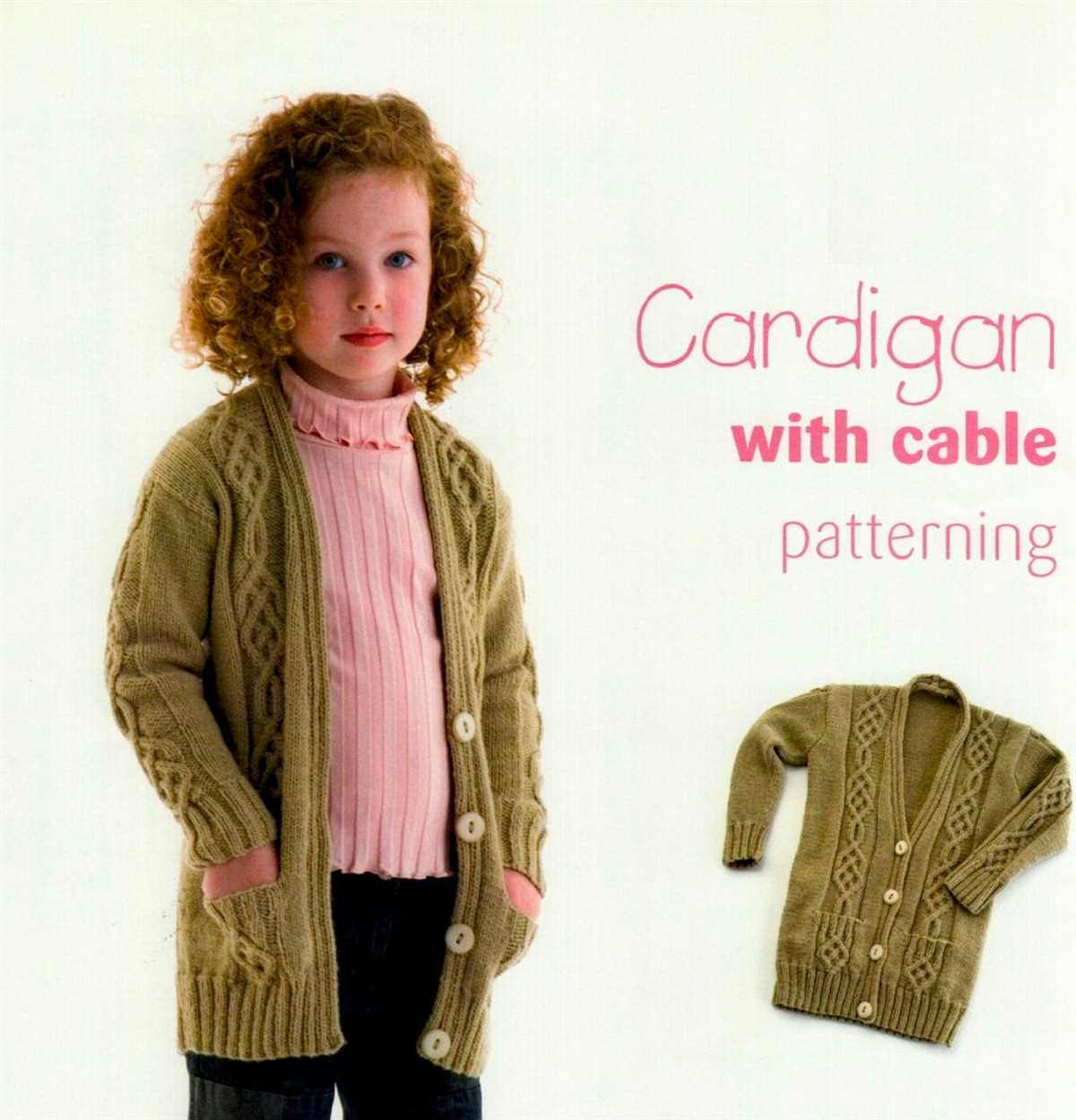 Childs cardigan knitting pattern free