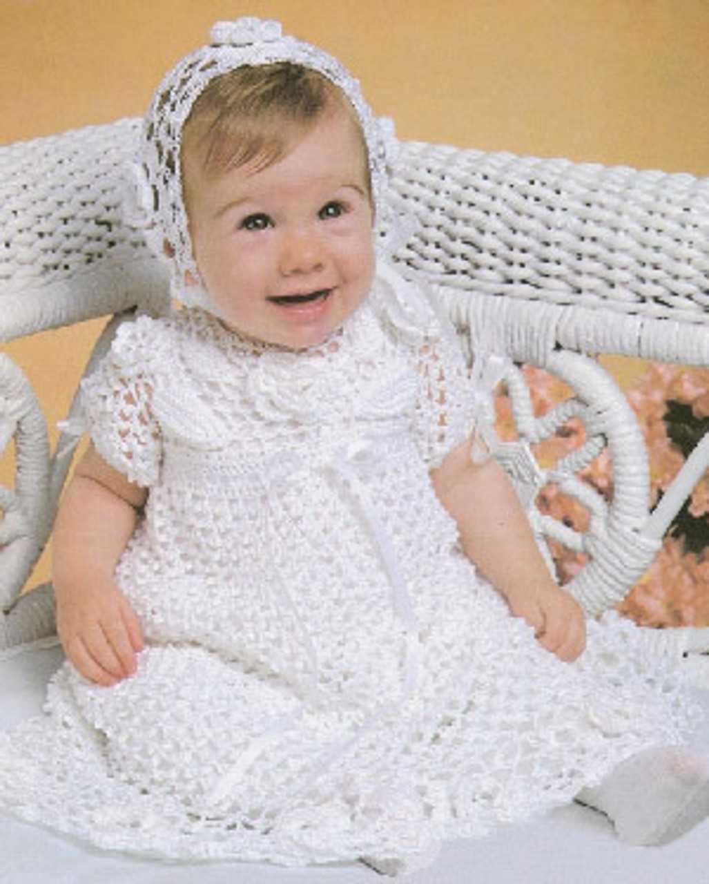 Christening dress knitting pattern free