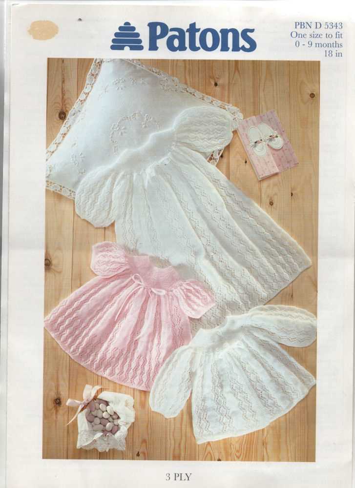 Christening dress knitting pattern free