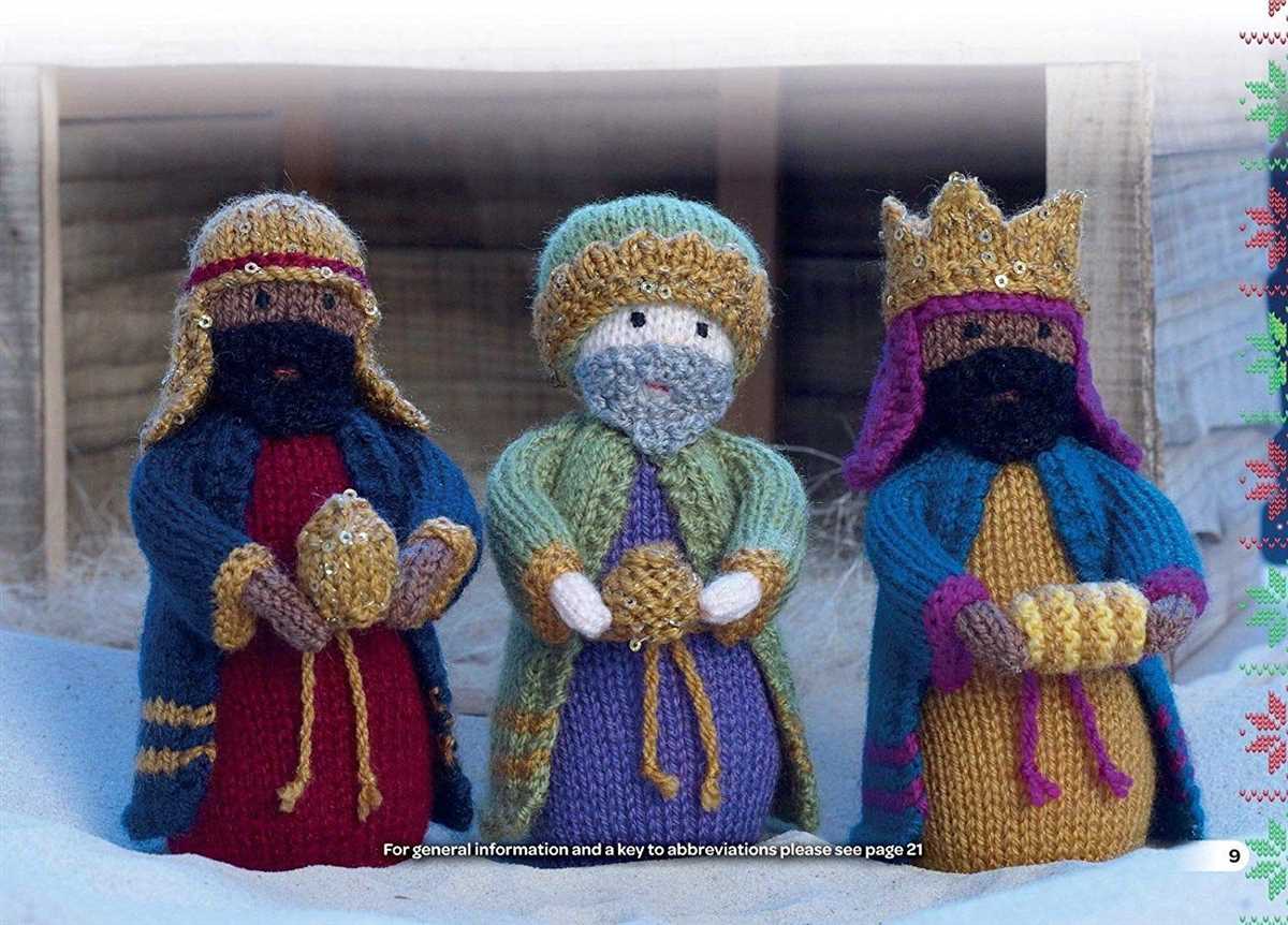 Christmas crib knitting patterns