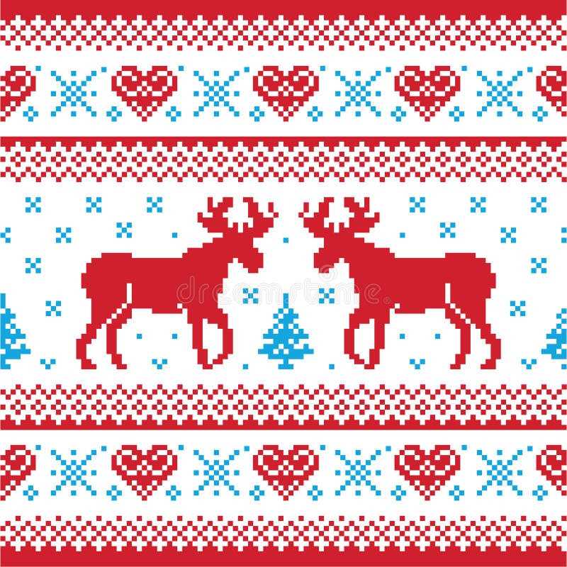 Christmas motif knitting patterns