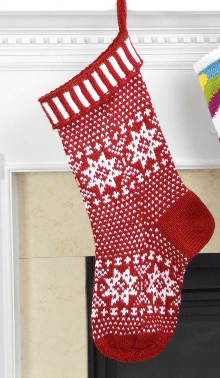 Christmas stocking knitting patterns free