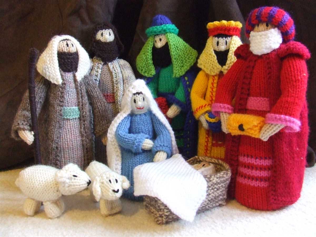 Christmas crib knitting patterns