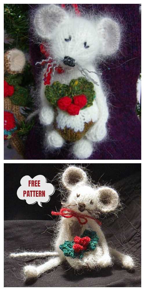 Christmas mouse knitting pattern free