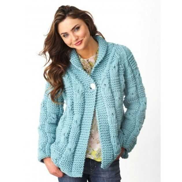 Chunky cardigan knitting pattern