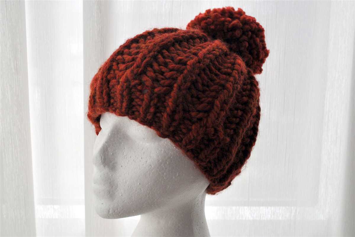 Chunky hat knitting pattern free