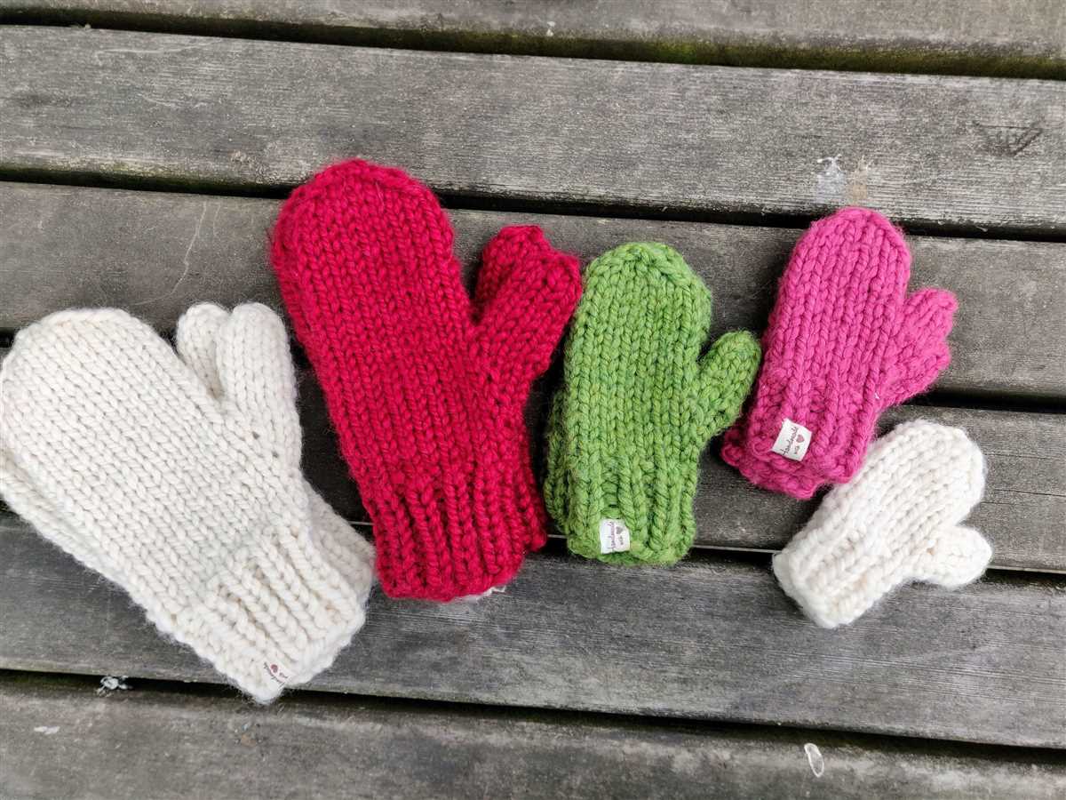 Chunky knit mittens patterns free