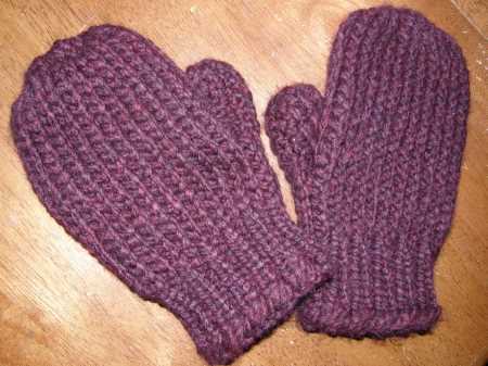 Chunky knit mittens patterns free