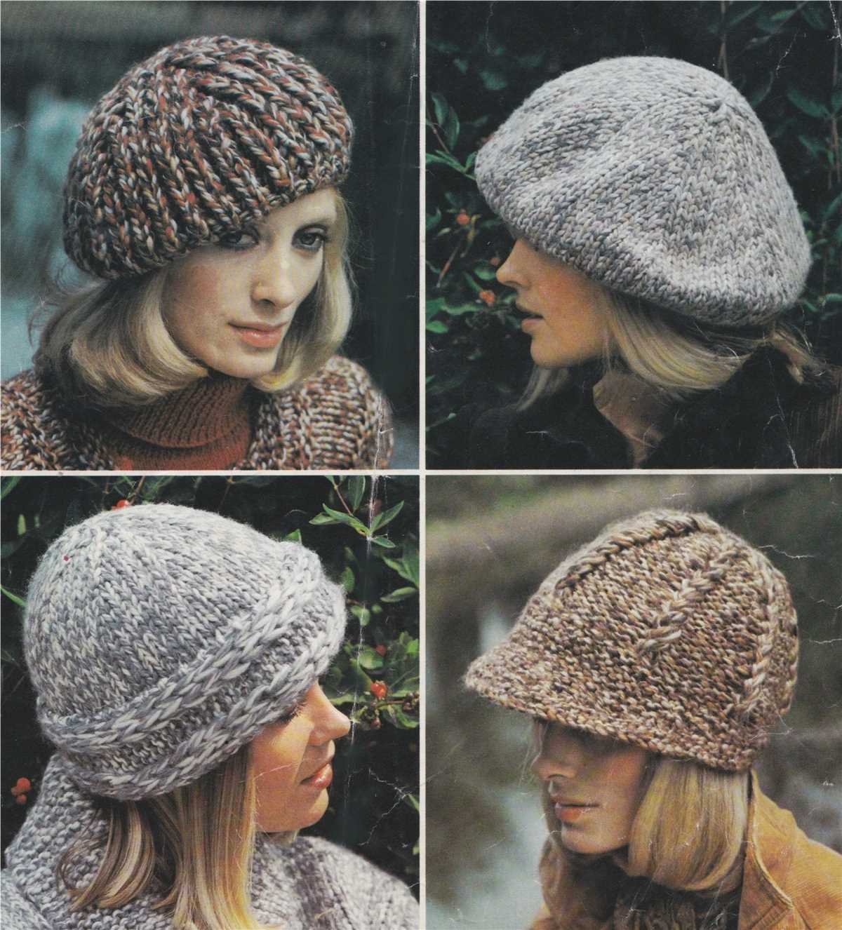 Chunky knitted hat patterns