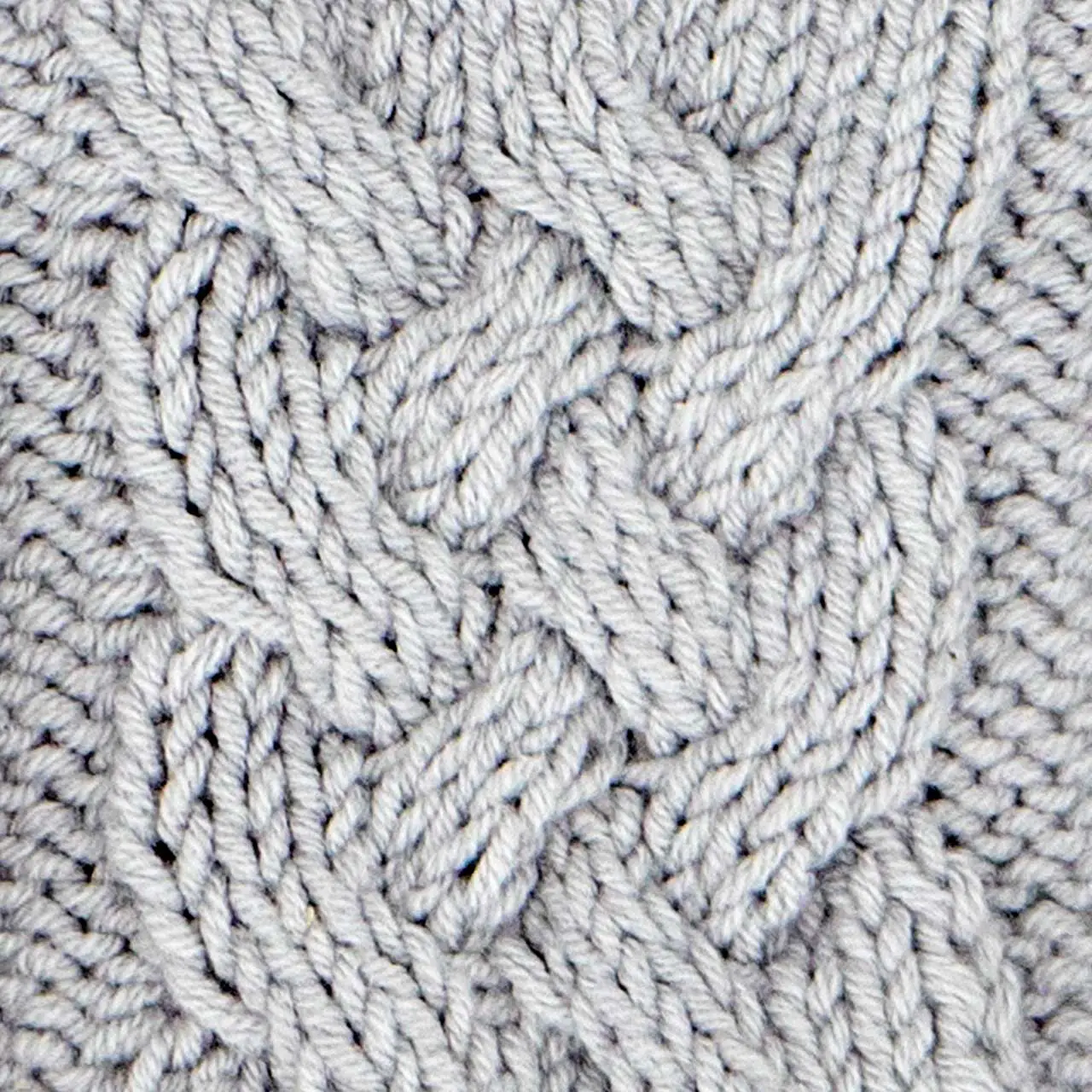 Chunky cable knit scarf pattern