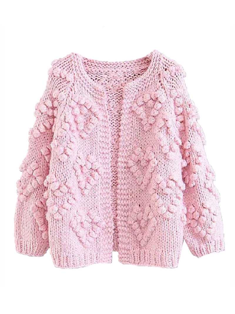 Chunky cardigan knit pattern