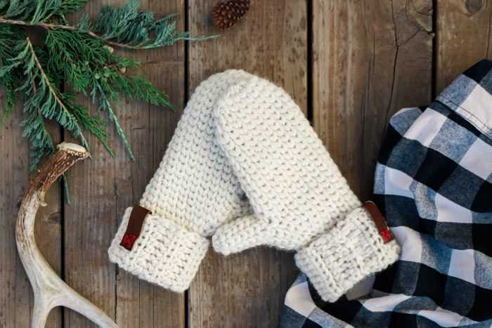 Chunky knit mittens patterns free