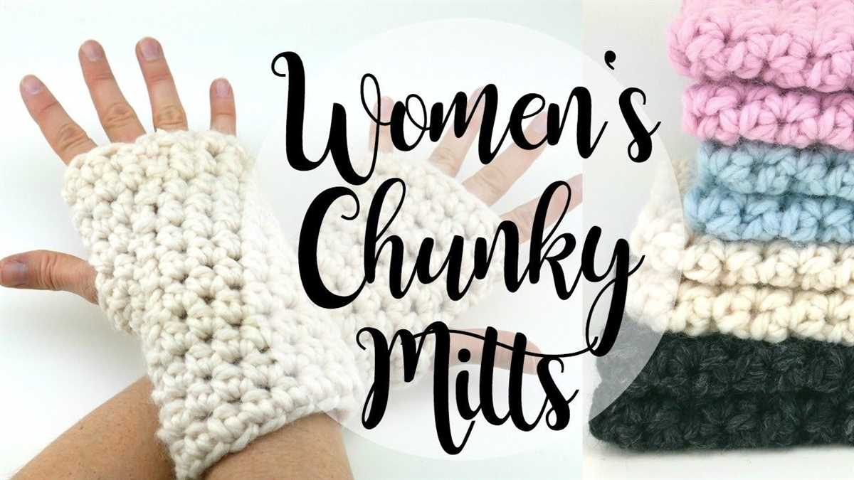 Chunky mitten knitting pattern free