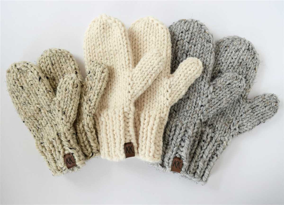 Chunky mitten knitting pattern free