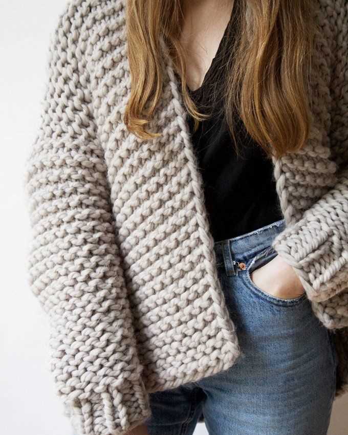 Chunky wool cardigan knitting patterns