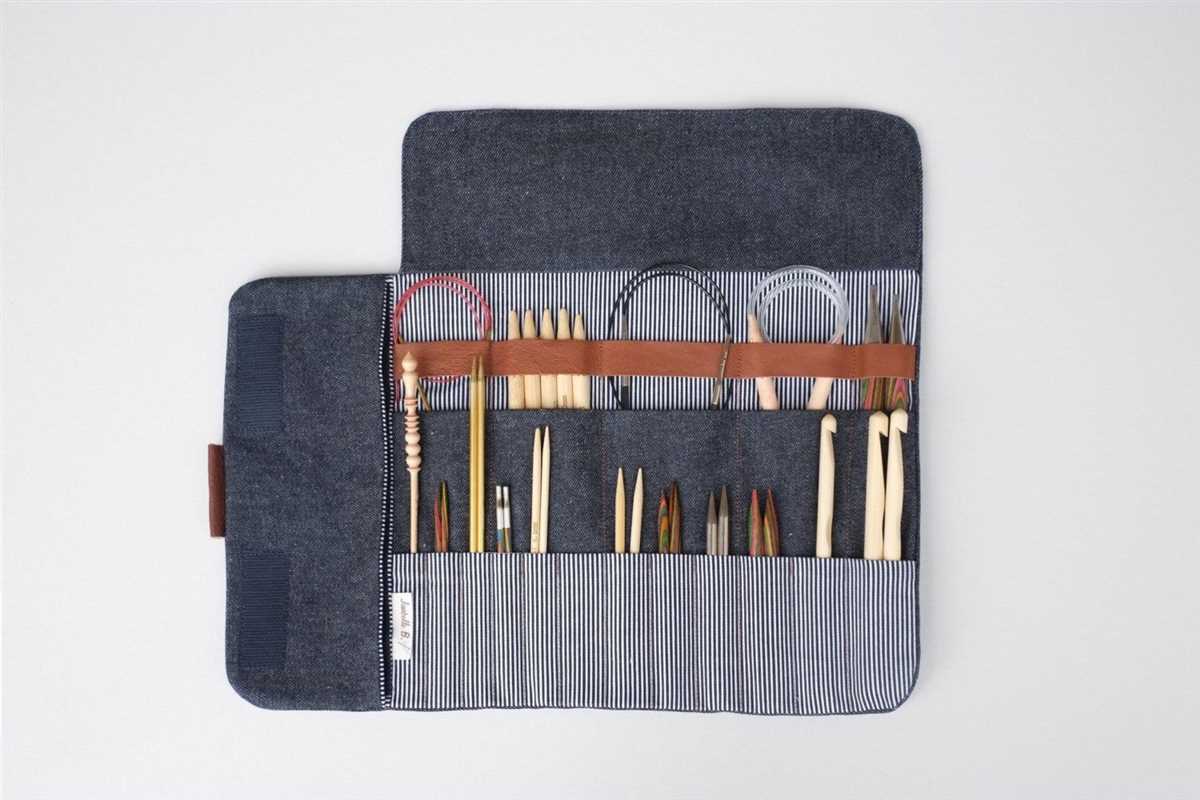 Circular knitting needle case pattern free