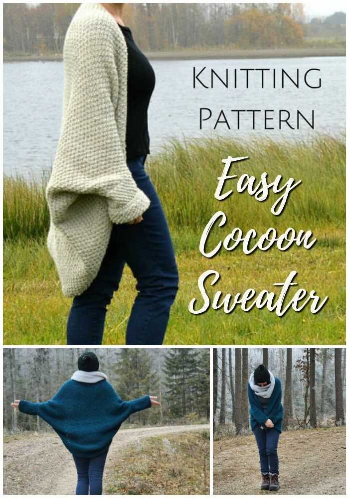 Cocoon shrug knitting pattern free