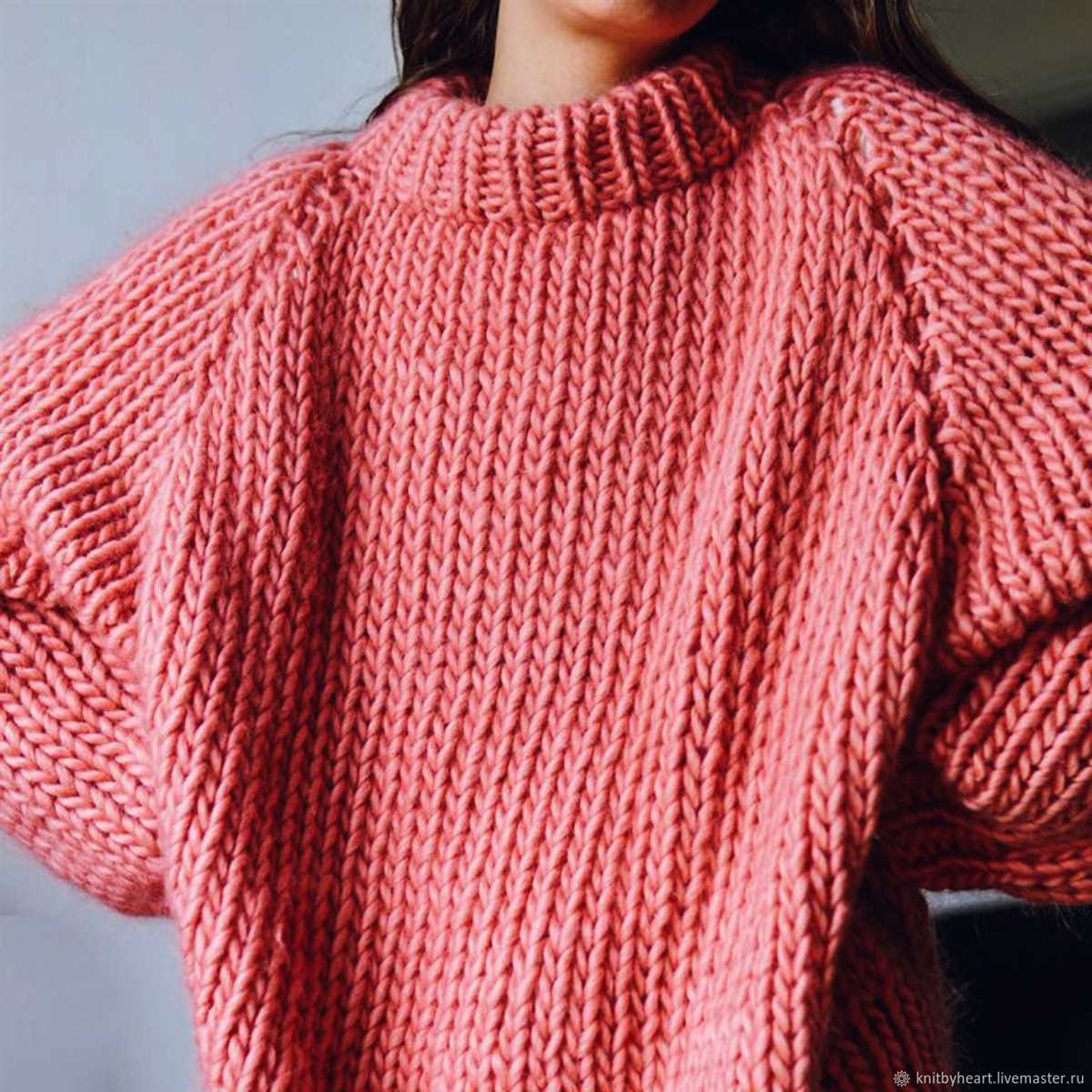 Cold shoulder jumper knitting pattern