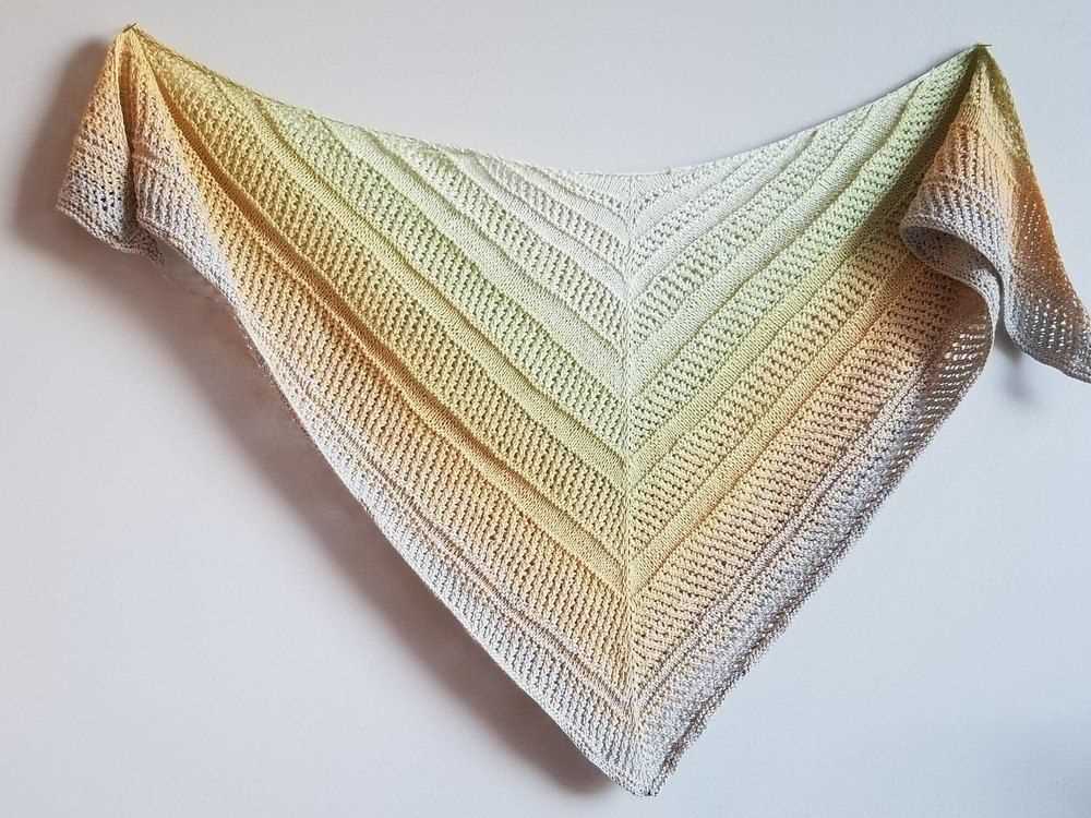 Cotton shawl knitting pattern