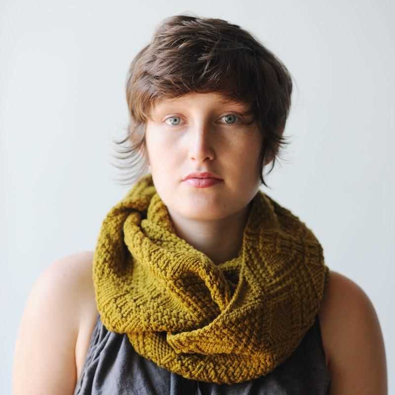 Cowl patterns knitted in the round