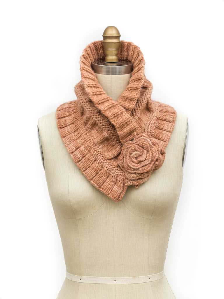 Cowl scarf pattern knit