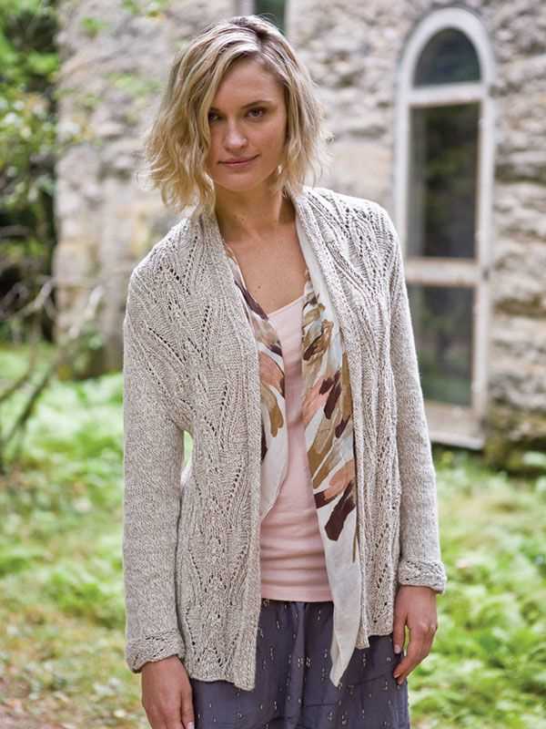 Crop top cardigan knitting pattern