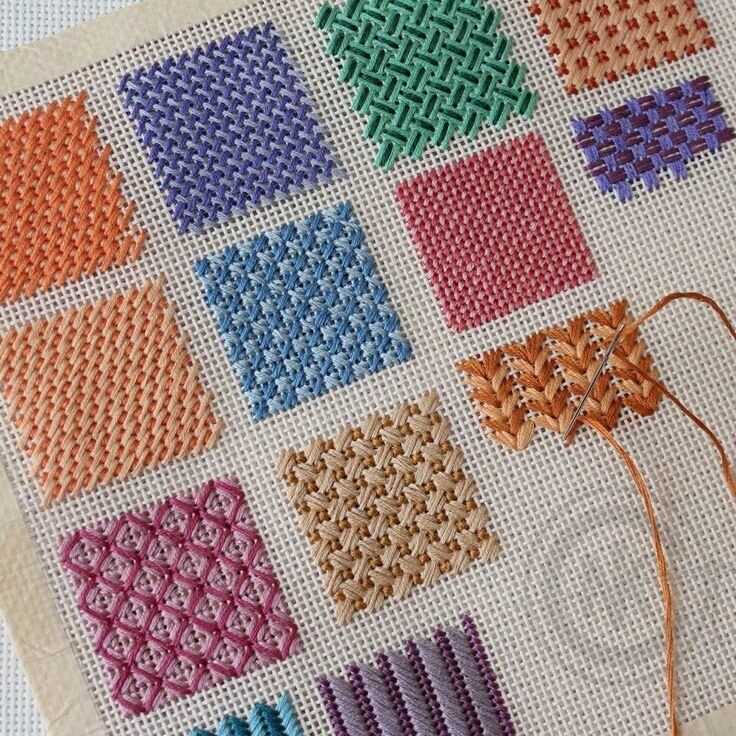 Cross stitch pattern knitting