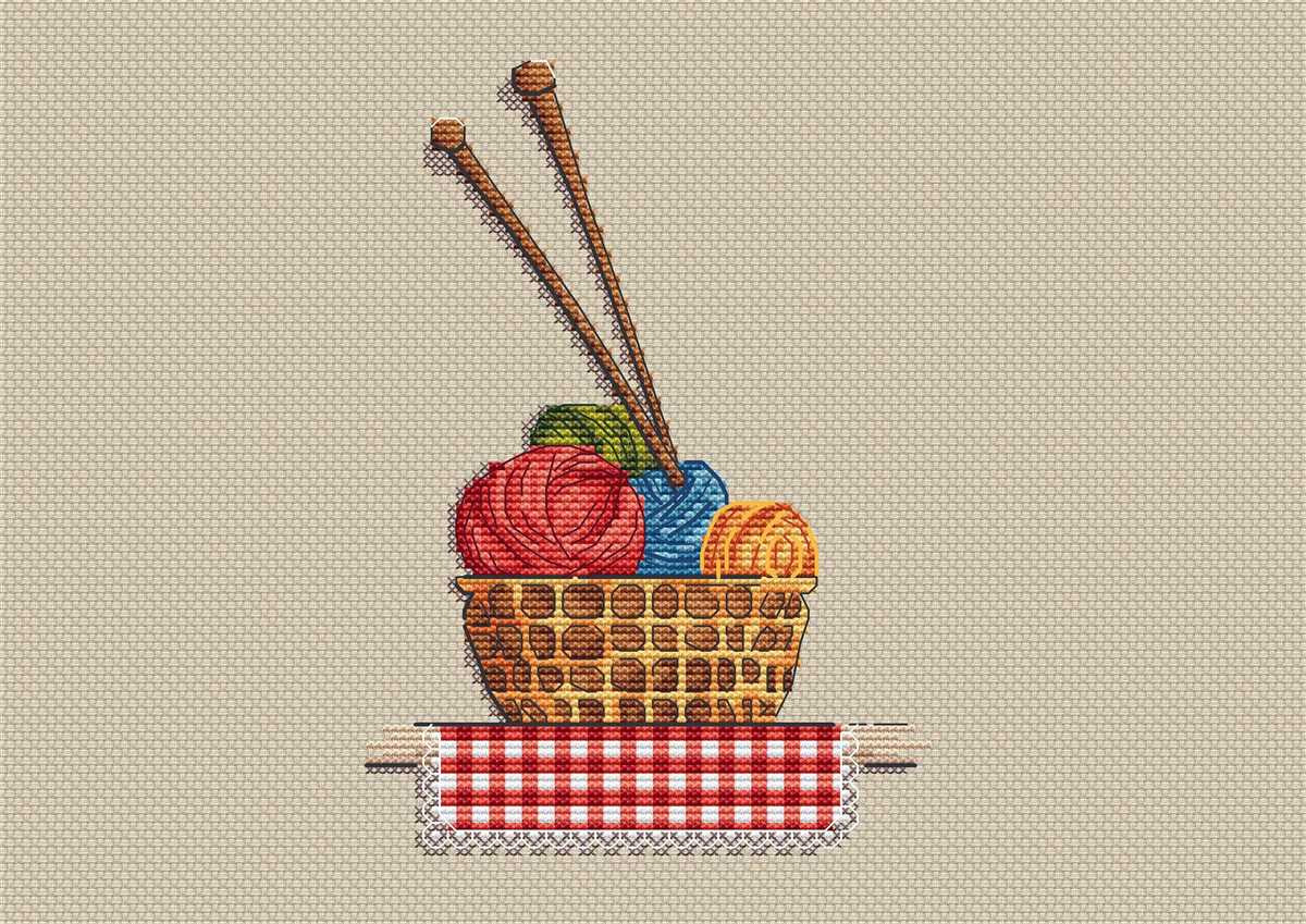 Cross stitch pattern knitting