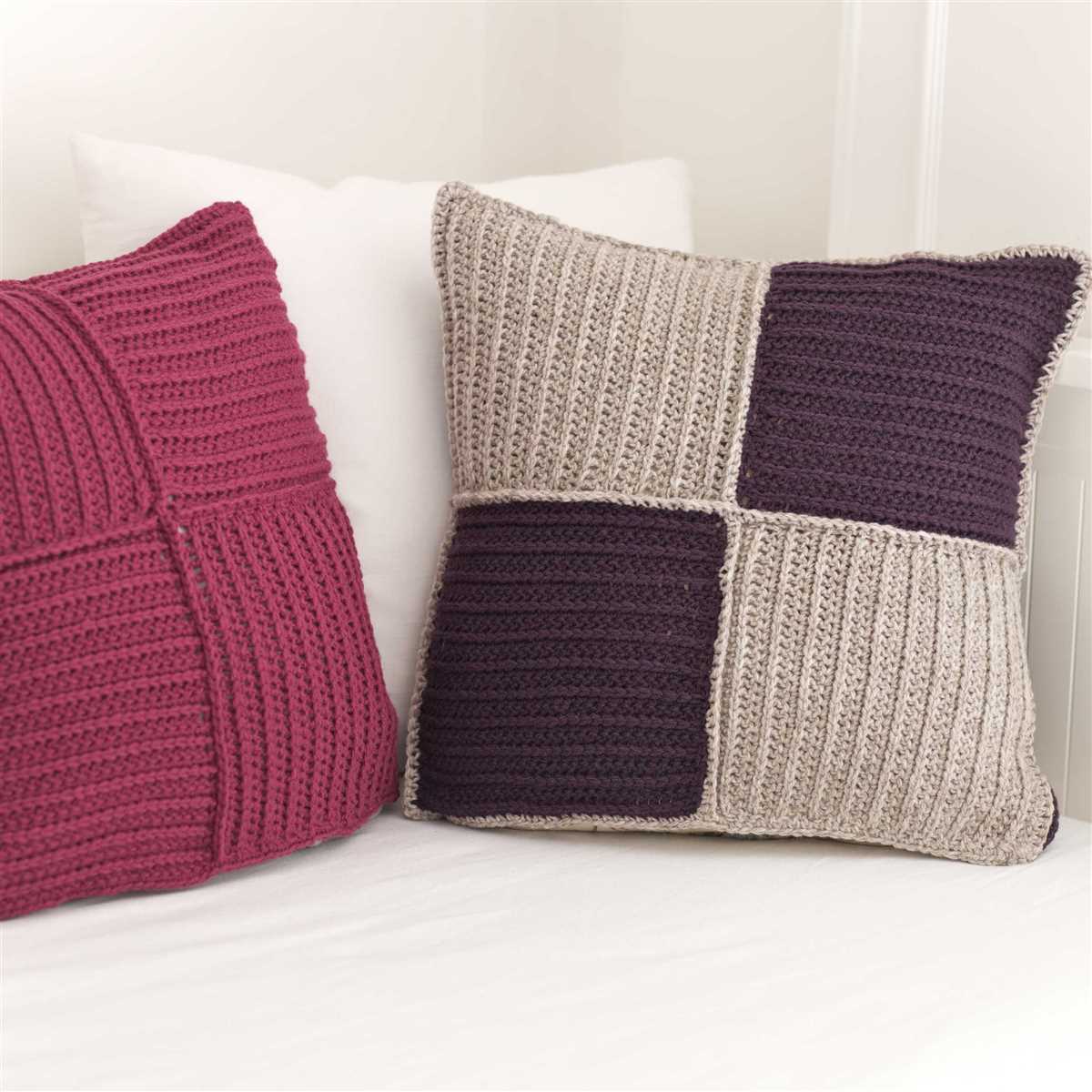 Cushion cover knitting pattern