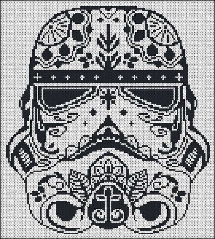 Darth vader knitted hat pattern