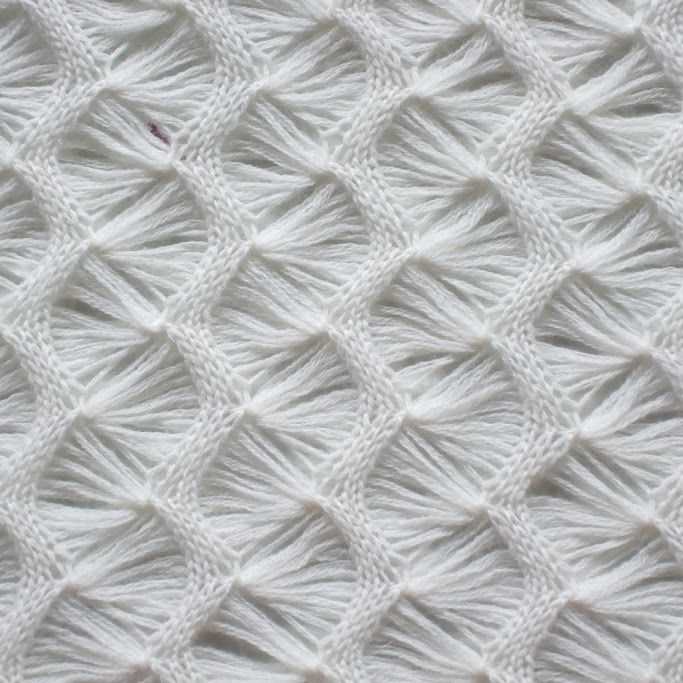 Diamond stitch knitting pattern