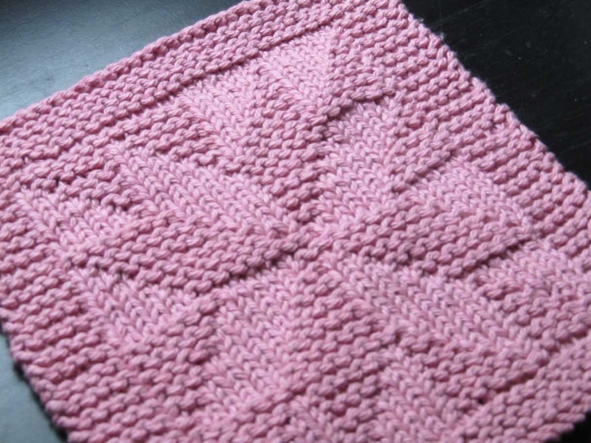 Dishcloths knitting patterns free