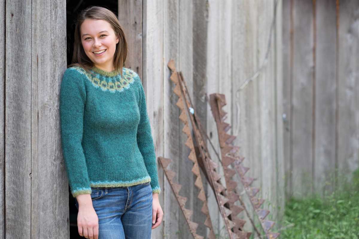 Distressed knitting pattern