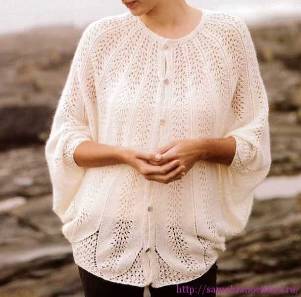 Dolman cardigan knitting pattern