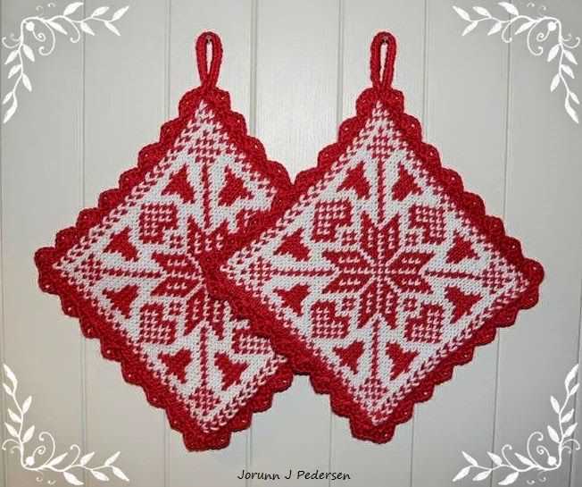 Double knit potholder pattern