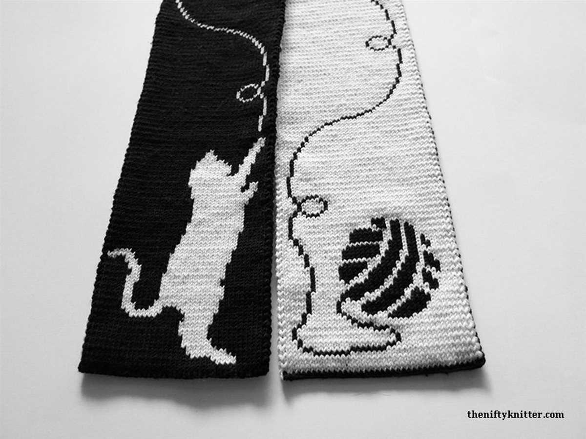 Double knitting scarf pattern
