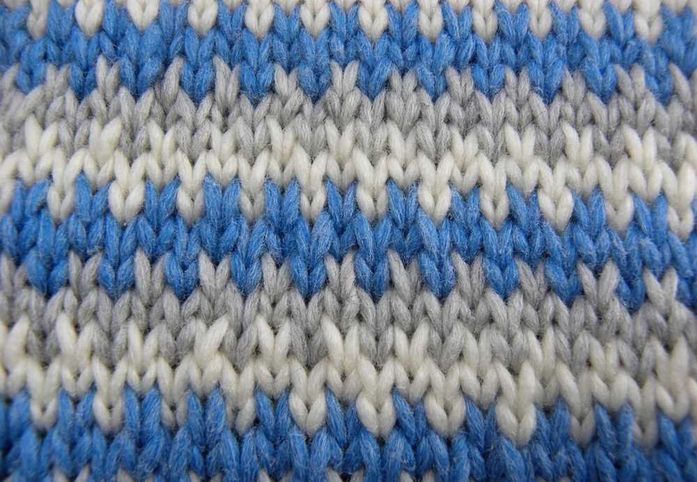 Double tweed knit stitch pattern