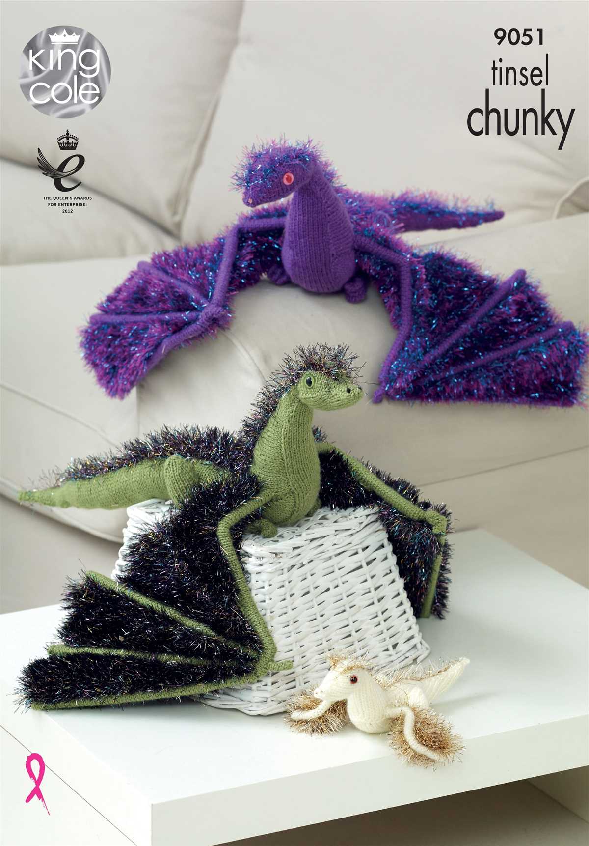 Dragon knitting pattern knitted toys