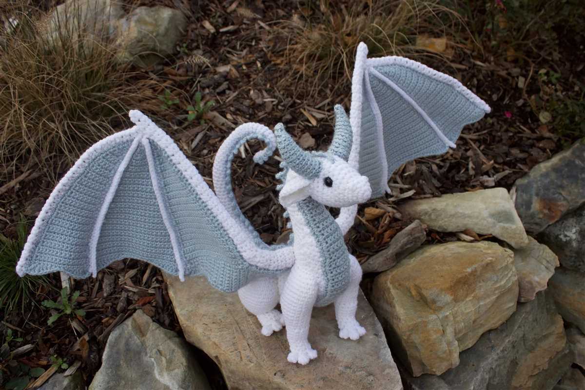 Dragon knitting pattern knitted toys