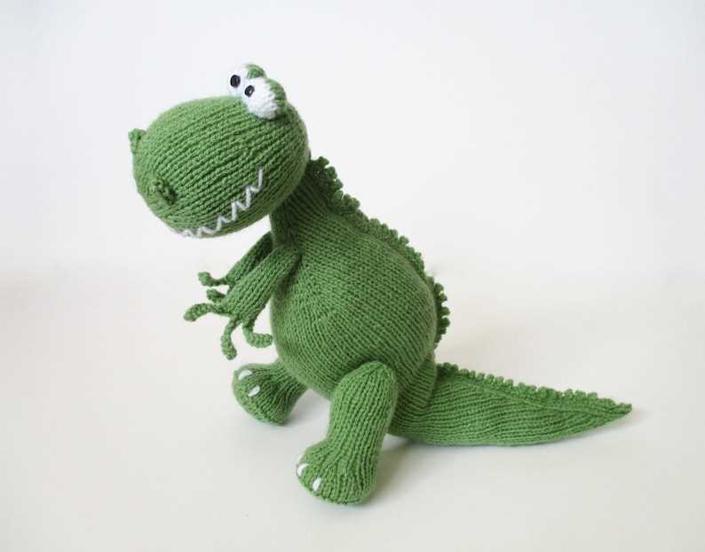 Dragon knitting pattern knitted toys