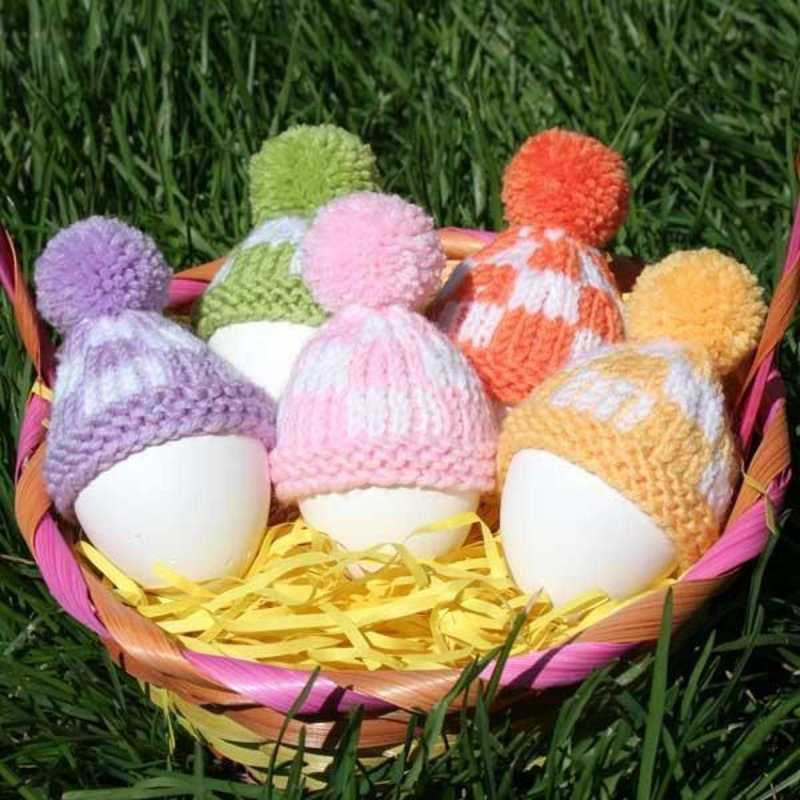 Easter basket knitting pattern