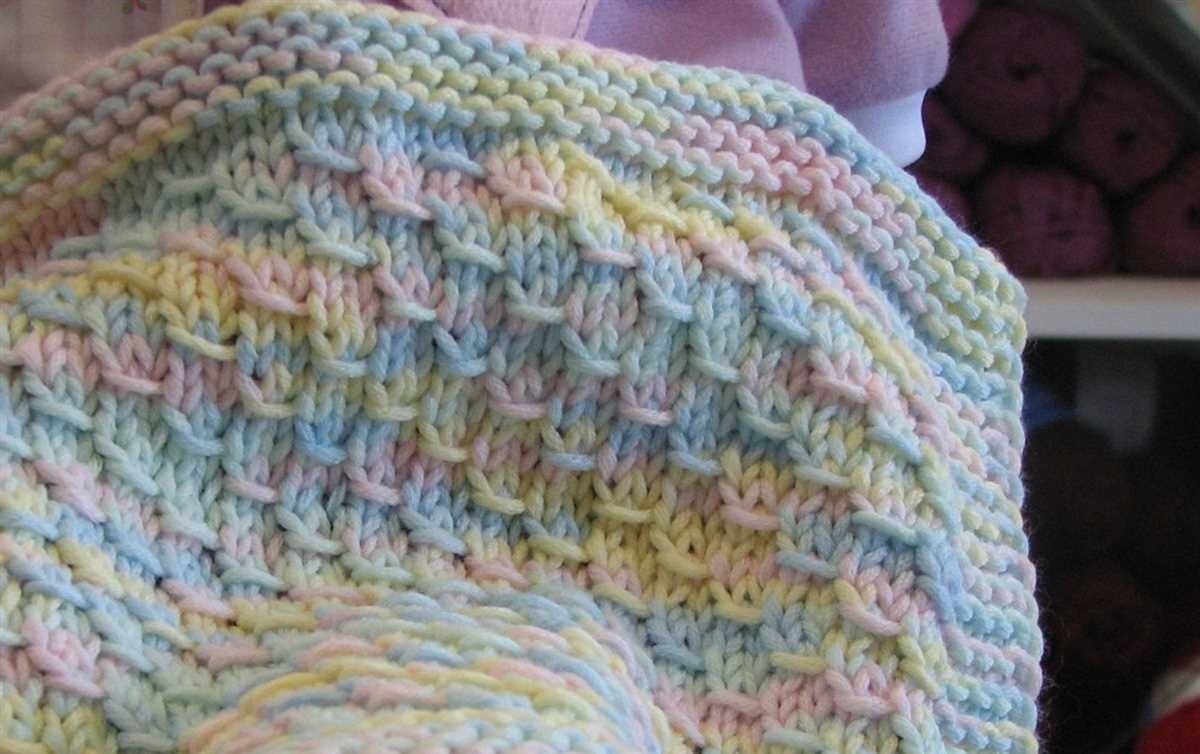 Easy baby blanket knitting patterns