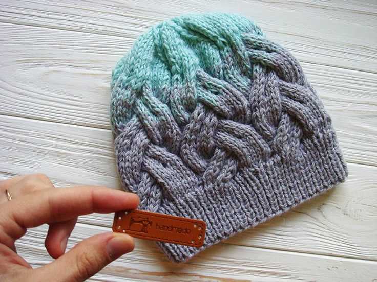 Easy cable knit hat pattern