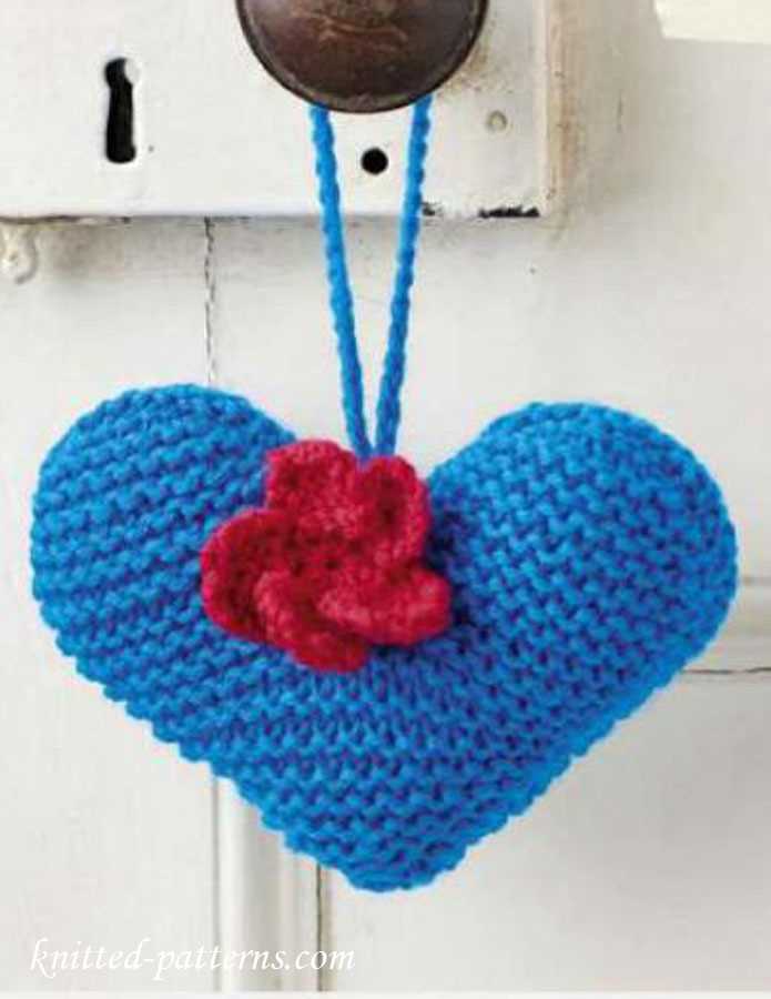 Easy heart knitting pattern free