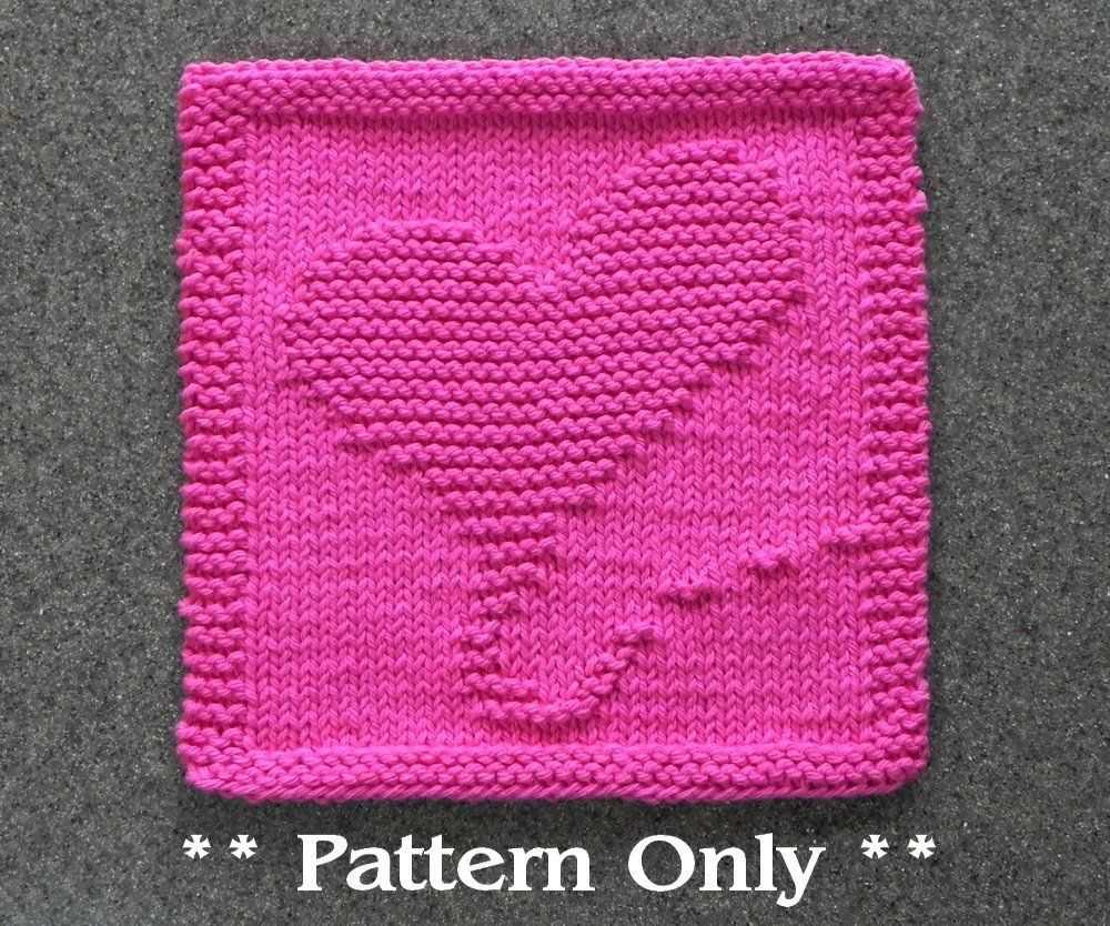 Easy heart knitting pattern free